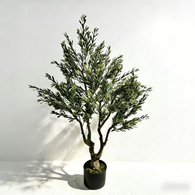 200CM Sage Green Eco-Friendly Durable Outdoor UV-resistant Water Resistant Artificial Plastic Olive Tree Fruits for Terr