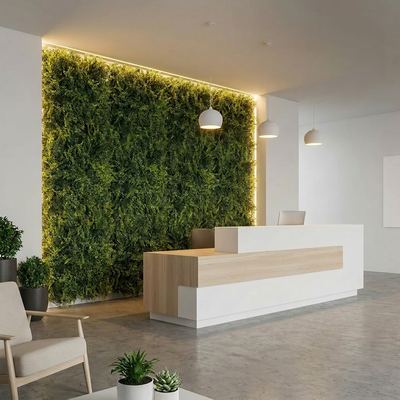 50x50cm Plastic Artificial Grass Wall Panels UV Resistant Eco-Friendly Water Resistant Vertical Garden Home Wedding Deco