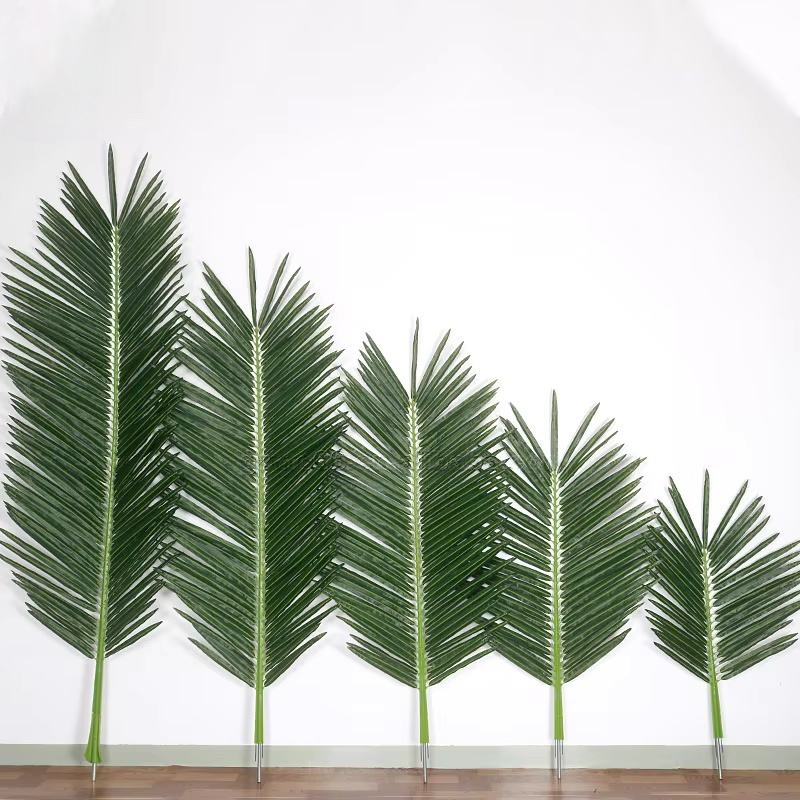 5ft Factory High Quality Durable Outdoor UV Resistant Water Resistant Eco-Friendly Plastic Artificial Coconut Palm Leave