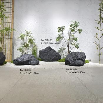 High-end Resin Artificial Rock Garden Ornaments Mountain Stone Waterproof Easy Install Indoor/Outdoor Hotel Commercial A
